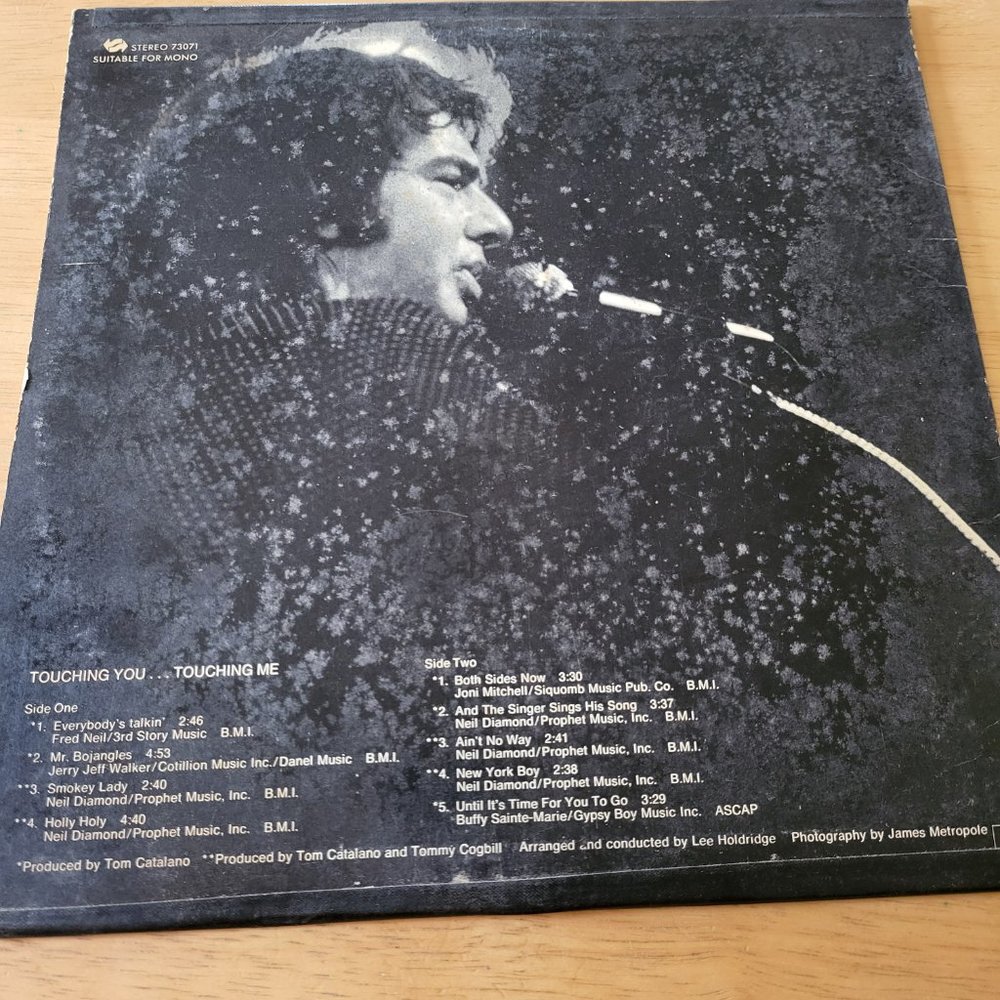 NEIL DIAMOND Touching You Touching Me LP 1969 Uni 73071 Stereo Pop Rock LP7 - Picture 3 of 10